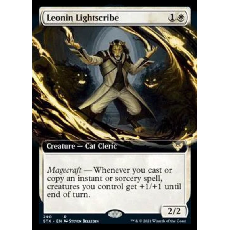 Leonin Lightscribe (Extended Art) [Strixhaven: School of Mages]