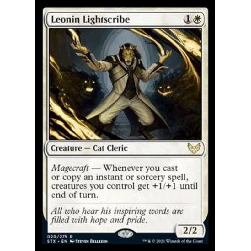 Leonin Lightscribe [Strixhaven: School of Mages]