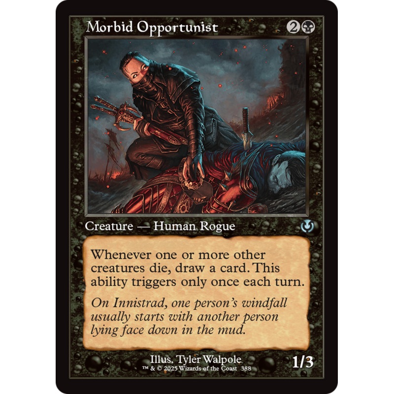 Morbid Opportunist (Retro Frame) [Innistrad Remastered]