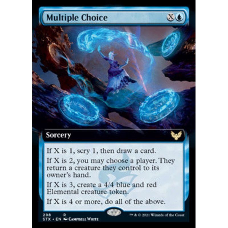 Multiple Choice (Extended Art) [Strixhaven: School of Mages]