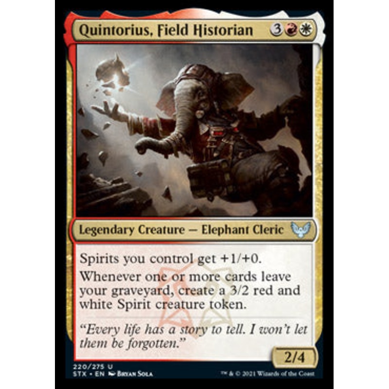 Quintorius, Field Historian [Strixhaven: School of Mages]