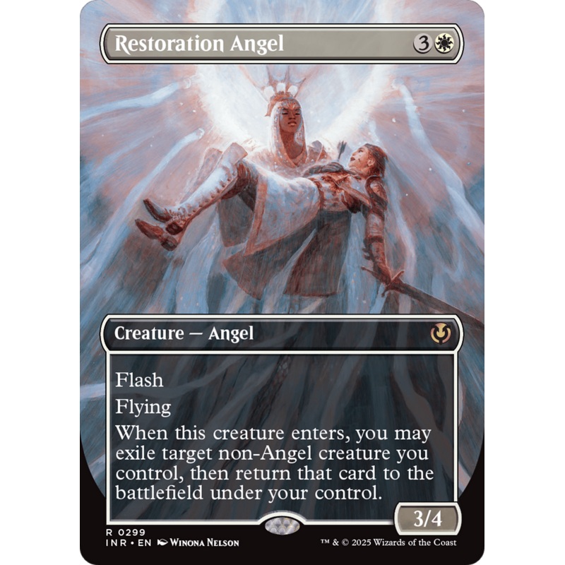 Restoration Angel (Borderless) [Innistrad Remastered]