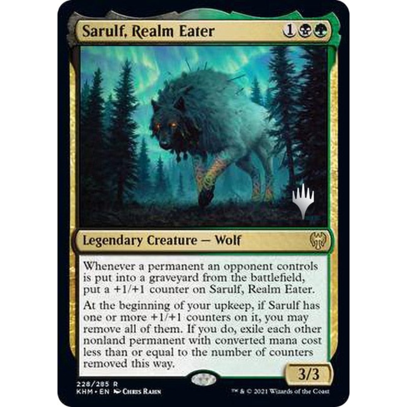 Sarulf, Realm Eater (Promo Pack) [Kaldheim Promos]