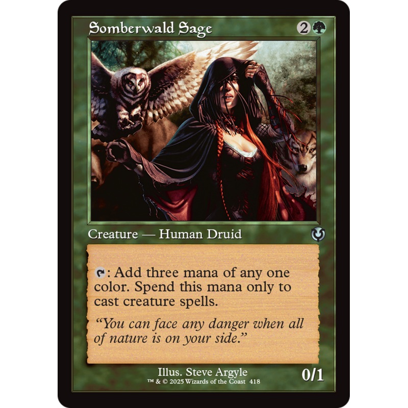 Somberwald Sage (Retro Frame) [Innistrad Remastered]