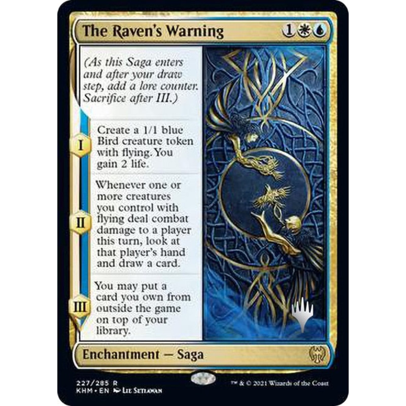 The Raven's Warning (Promo Pack) [Kaldheim Promos]