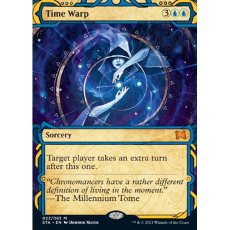Time Warp (Foil Etched) [Strixhaven: School of Mages Mystical Archive]