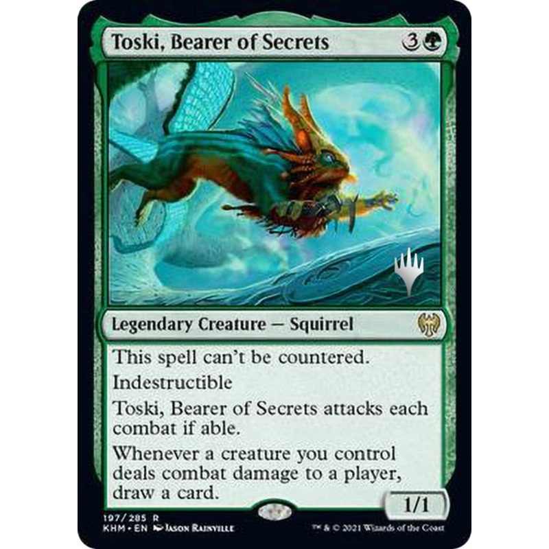 Toski, Bearer of Secrets (Promo Pack) [Kaldheim Promos]