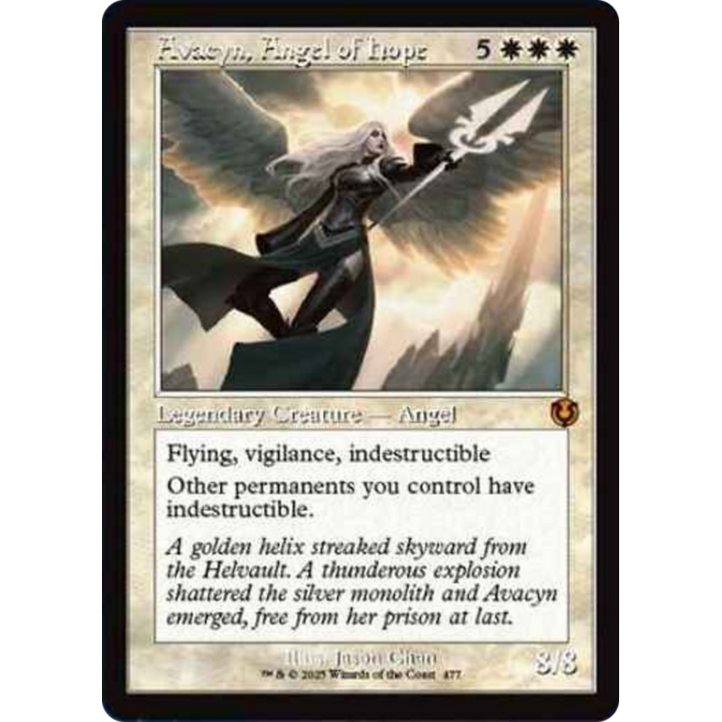 Avacyn, Angel of Hope (Retro Frame) [Innistrad Remastered]