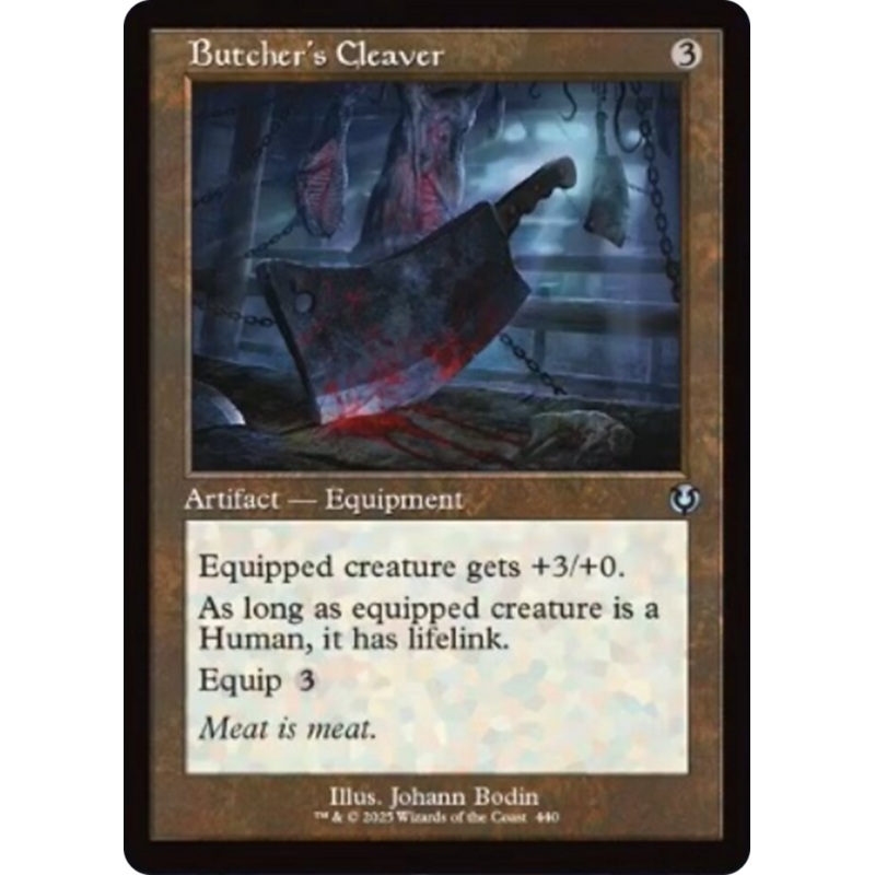Butcher's Cleaver (Retro Frame) [Innistrad Remastered]