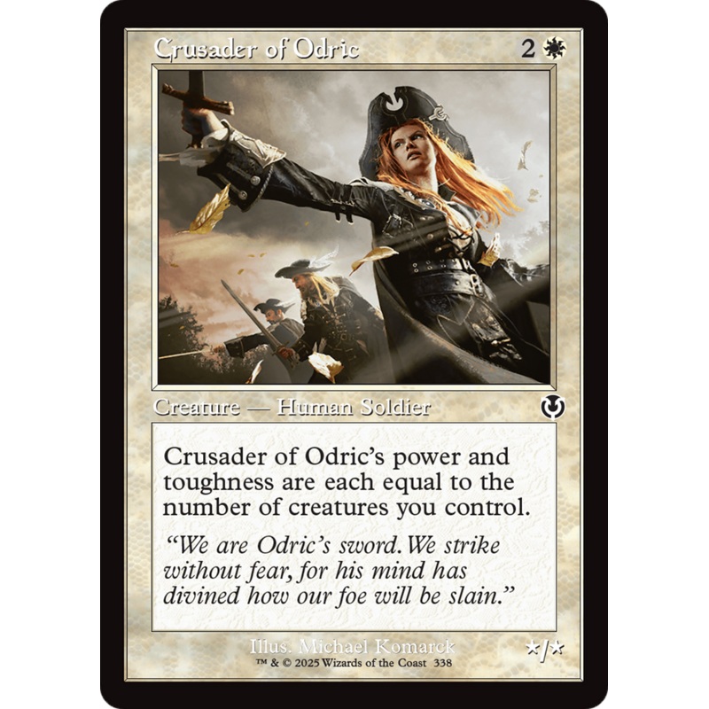 Crusader of Odric (Retro Frame) [Innistrad Remastered]