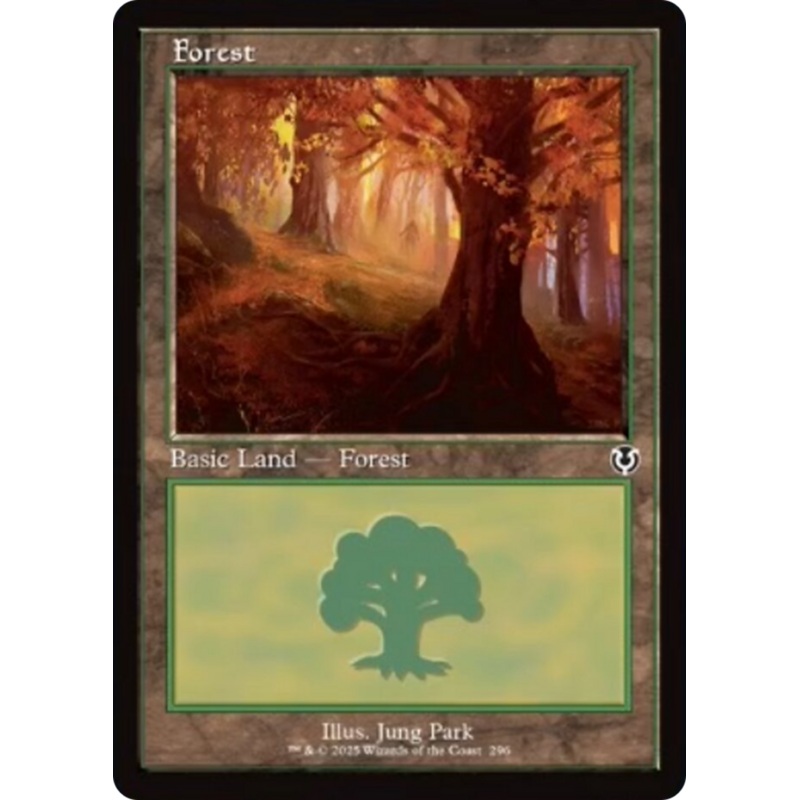 Forest (296) (Retro Frame) [Innistrad Remastered]