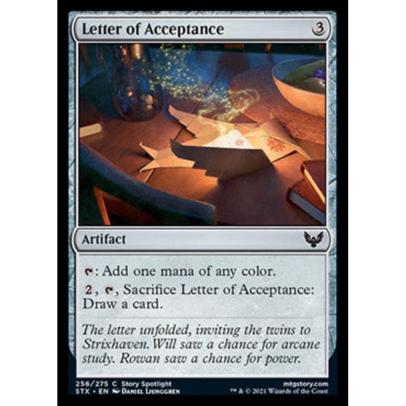 Letter of Acceptance [Strixhaven: School of Mages]
