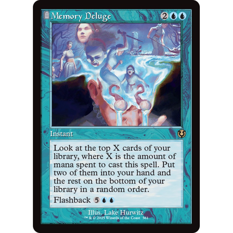 Memory Deluge (Retro Frame) [Innistrad Remastered]