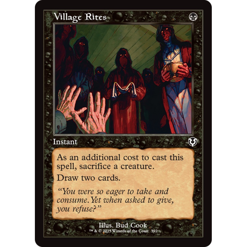 Village Rites (Retro Frame) [Innistrad Remastered]