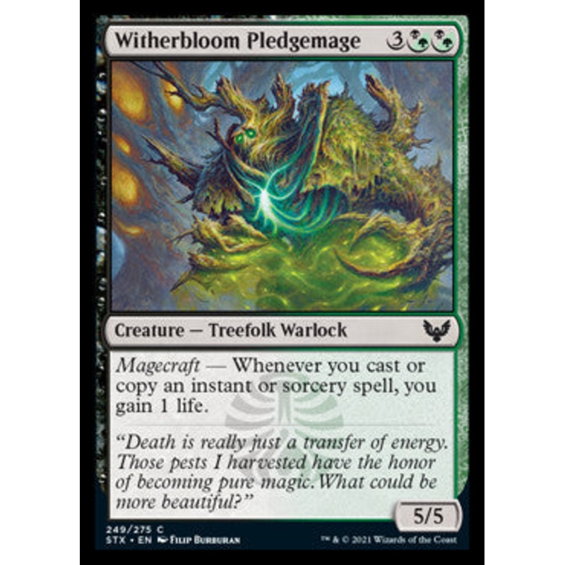 Witherbloom Pledgemage [Strixhaven: School of Mages]