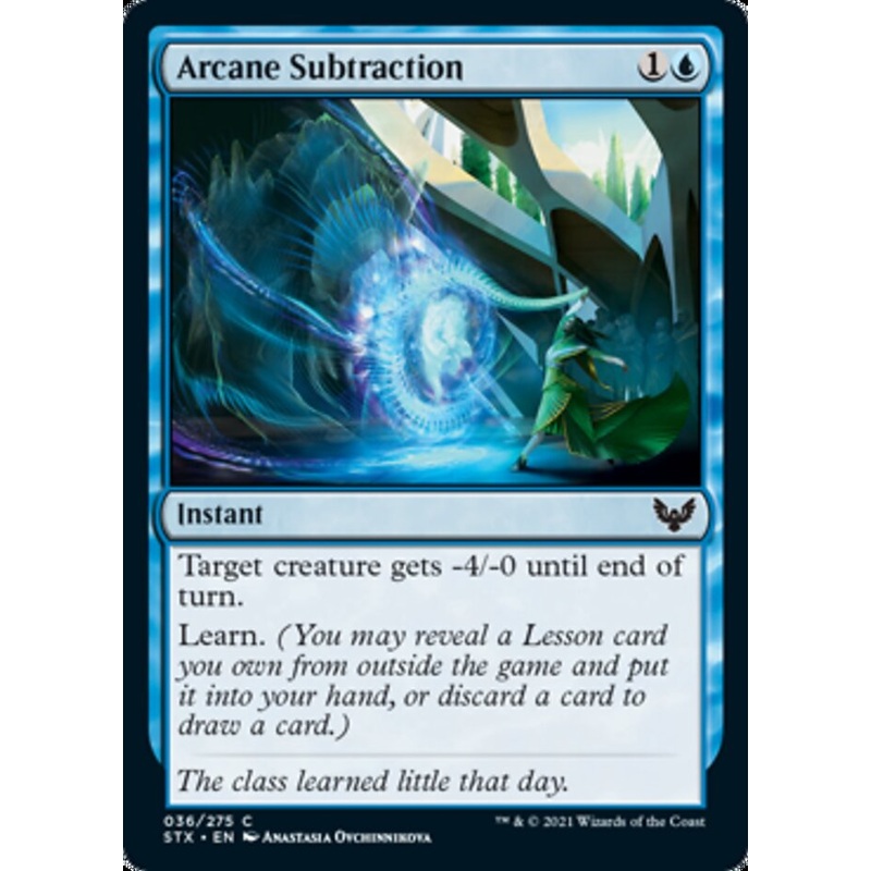 Arcane Subtraction [Strixhaven: School of Mages]