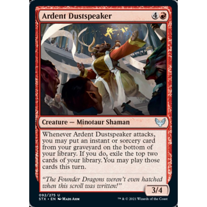 Ardent Dustspeaker [Strixhaven: School of Mages]