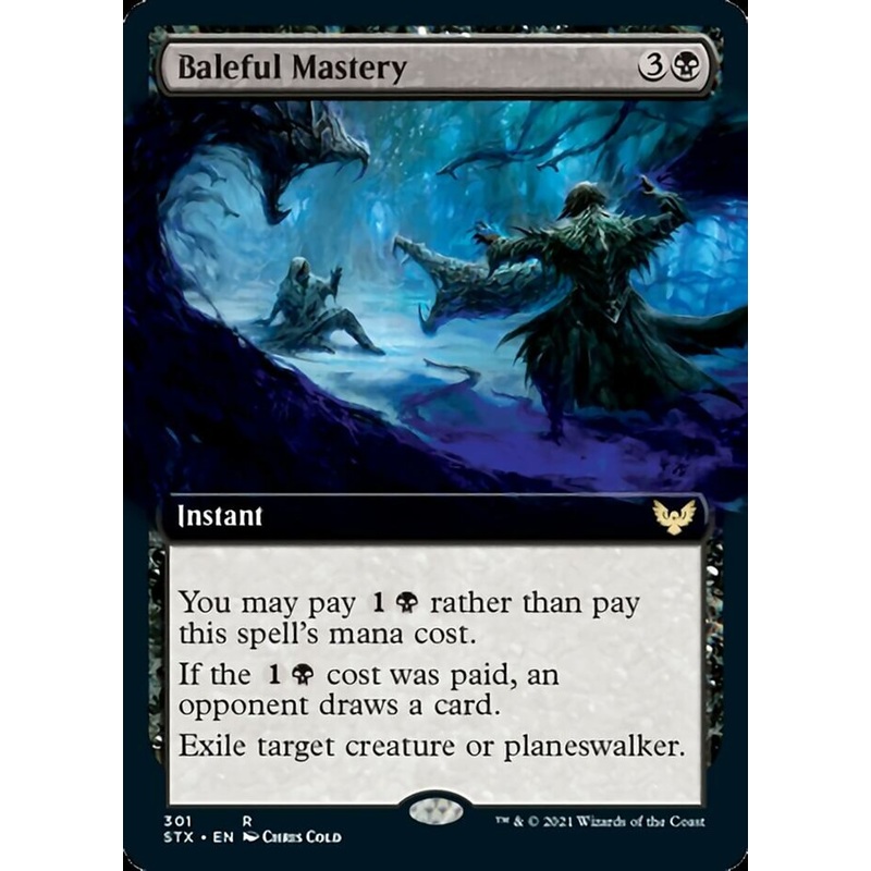 Baleful Mastery (Extended Art) [Strixhaven: School of Mages]