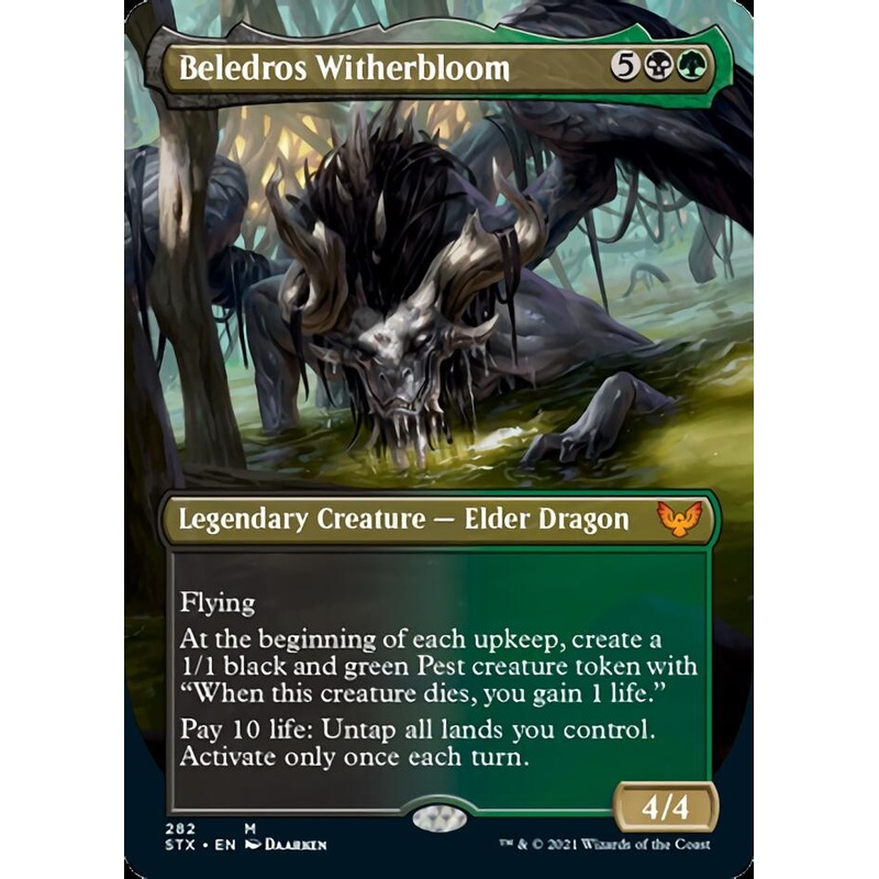 Beledros Witherbloom (Borderless Alternate Art) [Strixhaven: School of Mages]