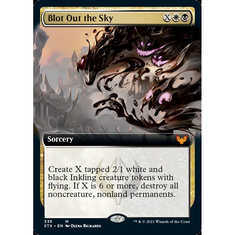 Blot Out the Sky (Extended Art) [Strixhaven: School of Mages]