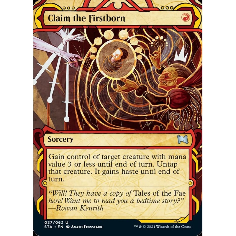 Claim the Firstborn [Strixhaven: School of Mages Mystical Archive]