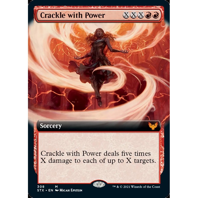 Crackle with Power (Extended Art) [Strixhaven: School of Mages]