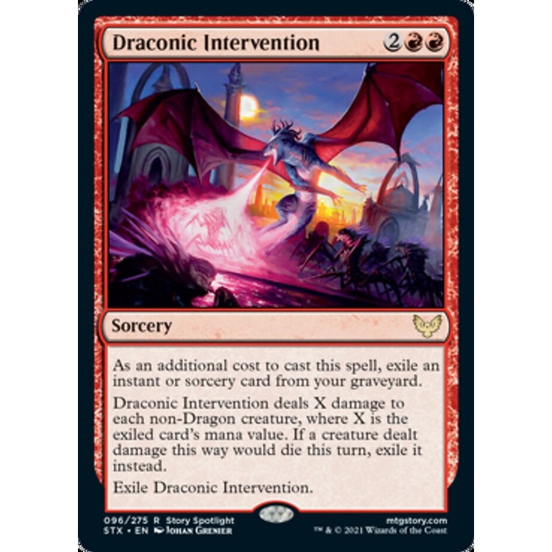 Draconic Intervention [Strixhaven: School of Mages]