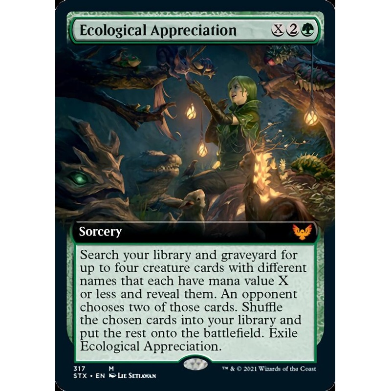 Ecological Appreciation (Extended Art) [Strixhaven: School of Mages]