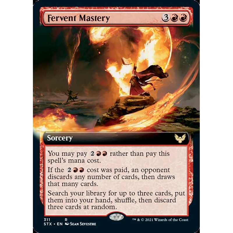 Fervent Mastery (Extended Art) [Strixhaven: School of Mages]