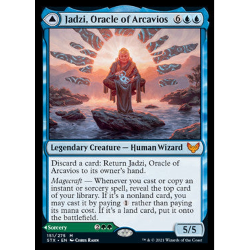 Jadzi, Oracle of Arcavios // Journey to the Oracle [Strixhaven: School of Mages]