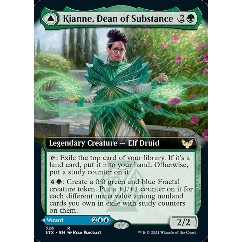 Kianne, Dean of Substance // Imbraham, Dean of Theory (Extended Art) [Strixhaven: School of Mages]