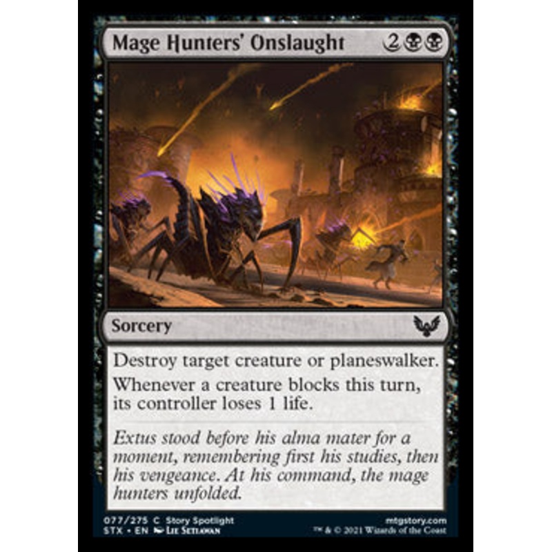 Mage Hunters' Onslaught [Strixhaven: School of Mages]