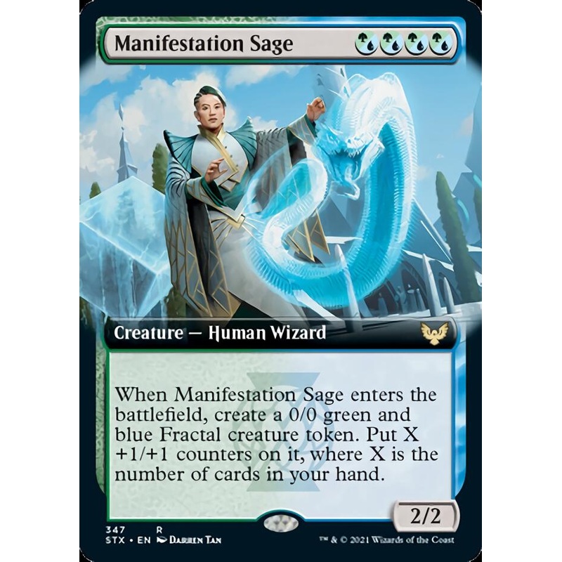 Manifestation Sage (Extended Art) [Strixhaven: School of Mages]