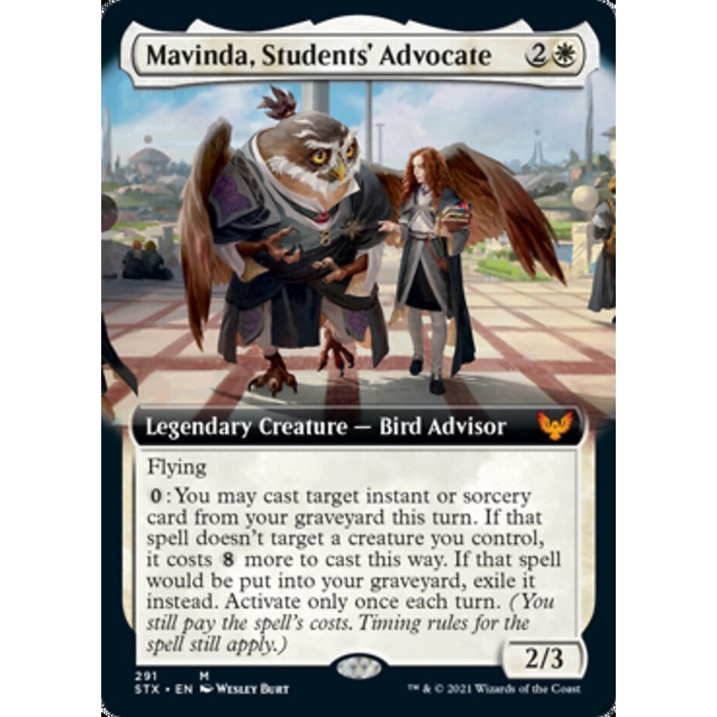 Mavinda, Students' Advocate (Extended Art) [Strixhaven: School of Mages]
