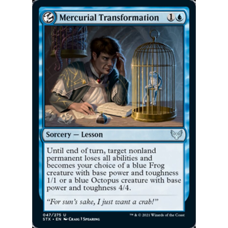 Mercurial Transformation [Strixhaven: School of Mages]