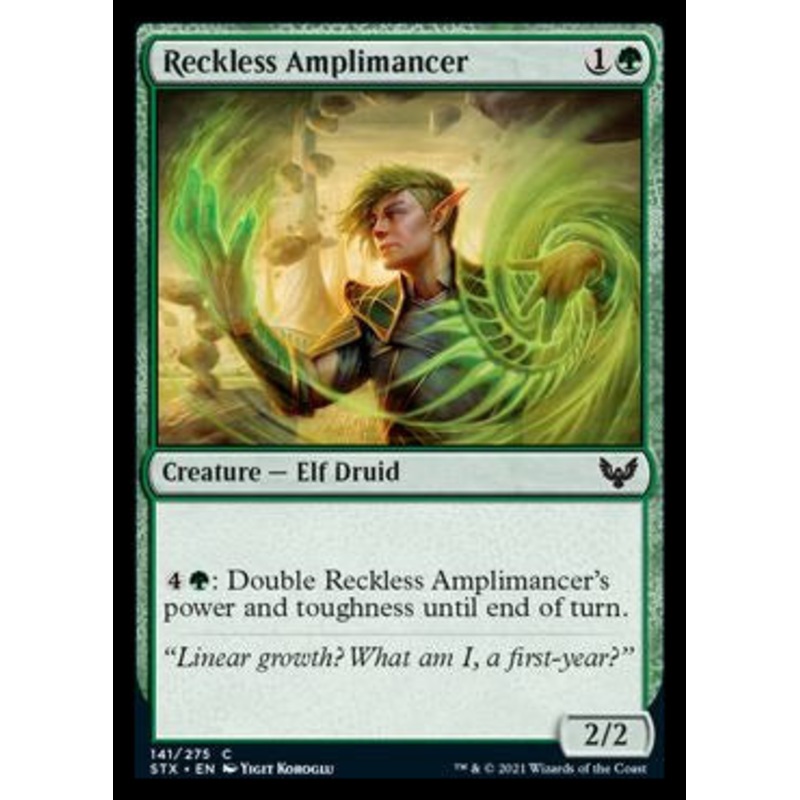 Reckless Amplimancer [Strixhaven: School of Mages]