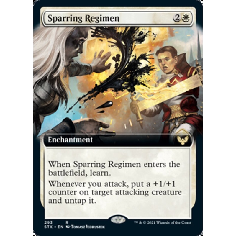 Sparring Regimen (Extended Art) [Strixhaven: School of Mages]