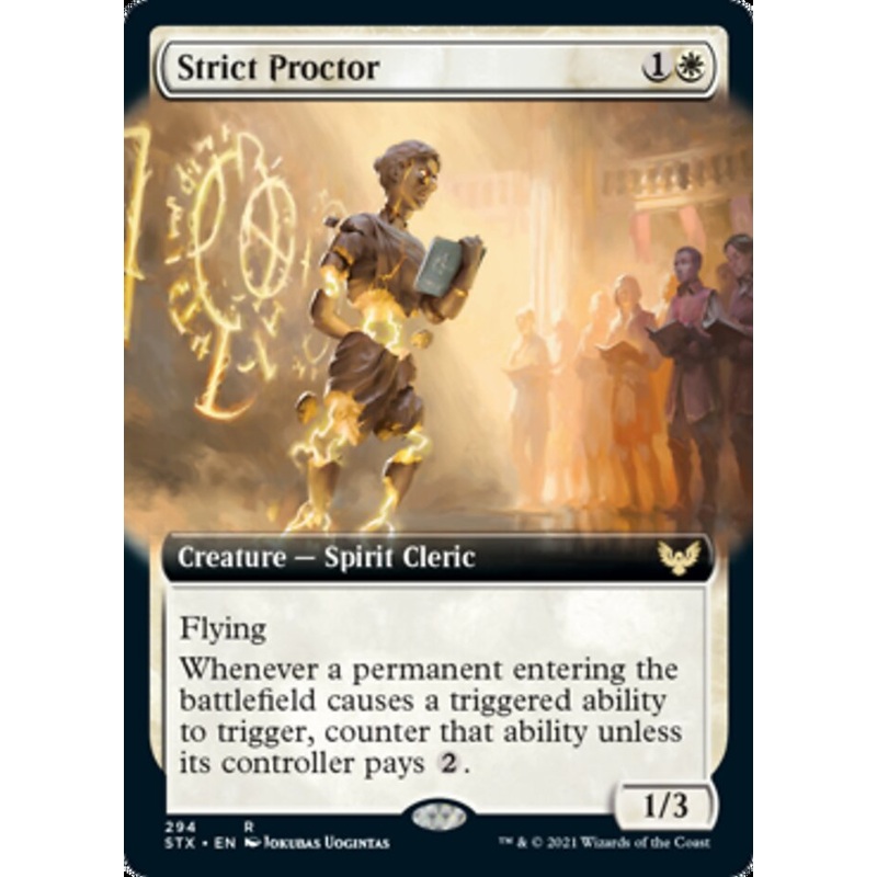 Strict Proctor (Extended Art) [Strixhaven: School of Mages]