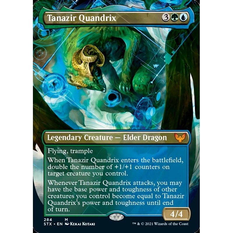 Tanazir Quandrix (Borderless Alternate Art) [Strixhaven: School of Mages]