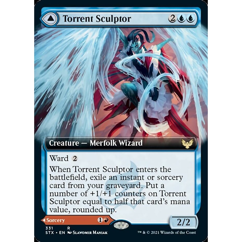 Torrent Sculptor // Flamethrower Sonata (Extended Art) [Strixhaven: School of Mages]