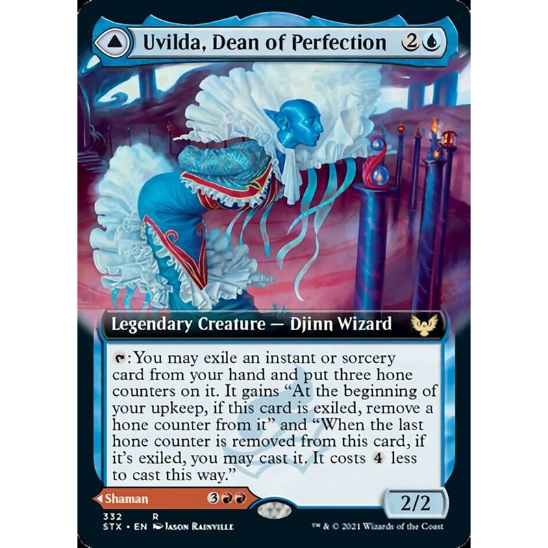 Uvilda, Dean of Perfection // Nassari, Dean of Expression (Extended Art) [Strixhaven: School of Mages]