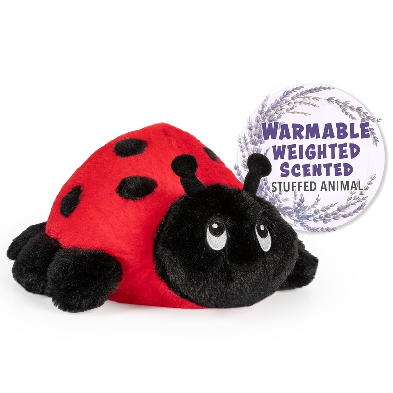 1I4 Group Warm Pals - Ladybug - Cozy Lavender Scented Plush Toys - Stuffed Animal - Coolable Bedtime Comfort Plushie