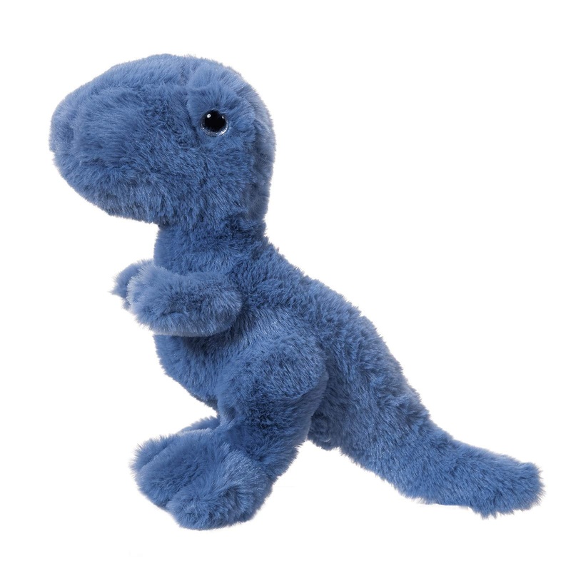 Apricot Lamb Toys Plush Dinosaur Stuffed Animal Soft Cuddly Perfect For Girls Boys (Navy Blue Dinosaur, 10 Inches)