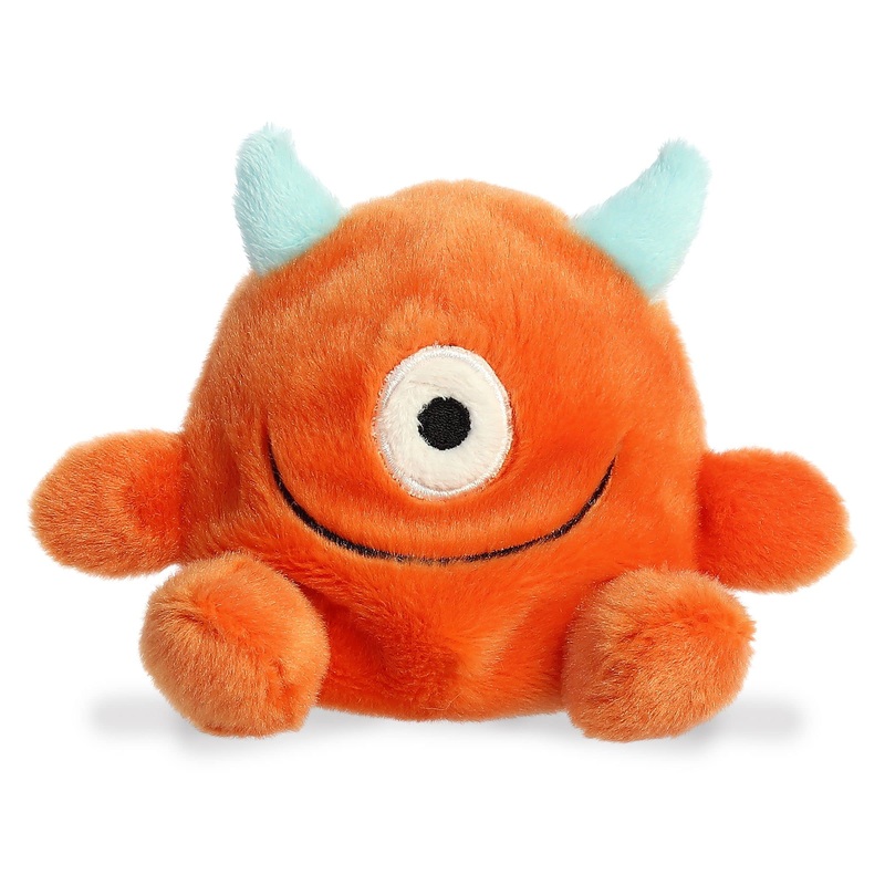 Aurora Adorable Palm Pals Oggy Monster Stuffed Animal - Pocket-Sized Play - Collectable Fun - Orange 5 Inches