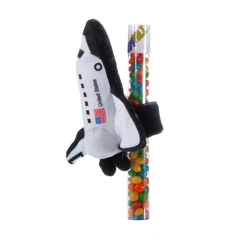 The Petting Zoo Space Shuttle Stuffed Animal Plushie Slap Bracelet, Gifts For Kids, Candypalz, Zoologee Spacer Shuttle Plush Toy