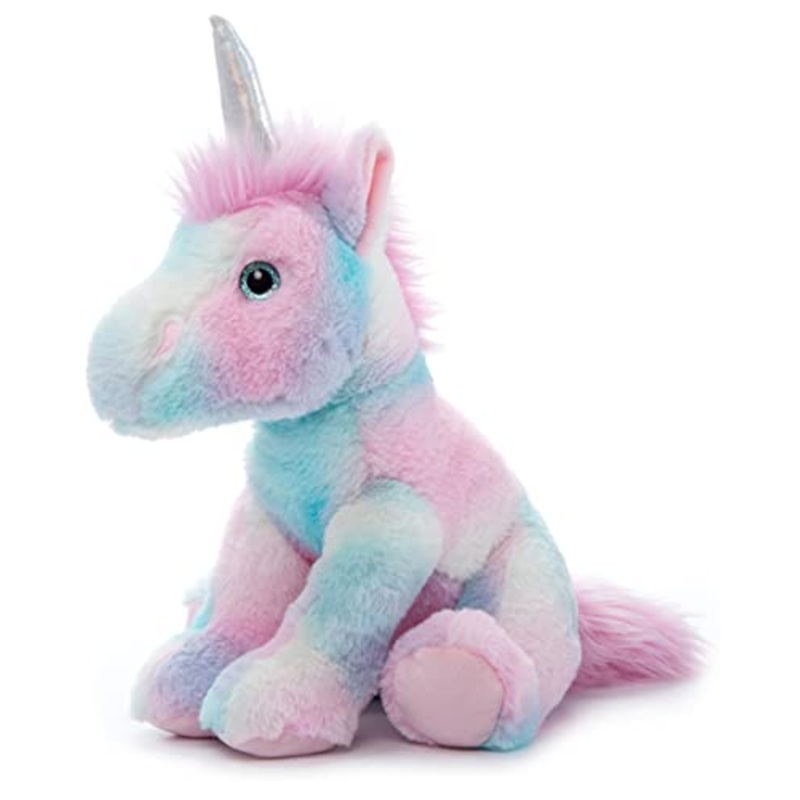 The Petting Zoo, Unicorn Stuffed Animal, Gifts For Girls, Cotton Candy Unicorn Plush Toy 12 Inch