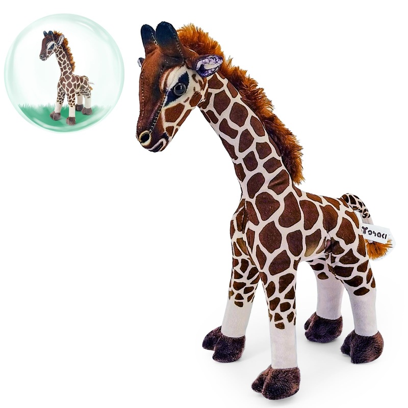 Yohaki Giraffe Plush Toy, 12'' Cute Giraffe, Washable Holiday Plush Toy, Stuffed Giraffe,Giraffe Stuffed Animal Birthday Gift Fo