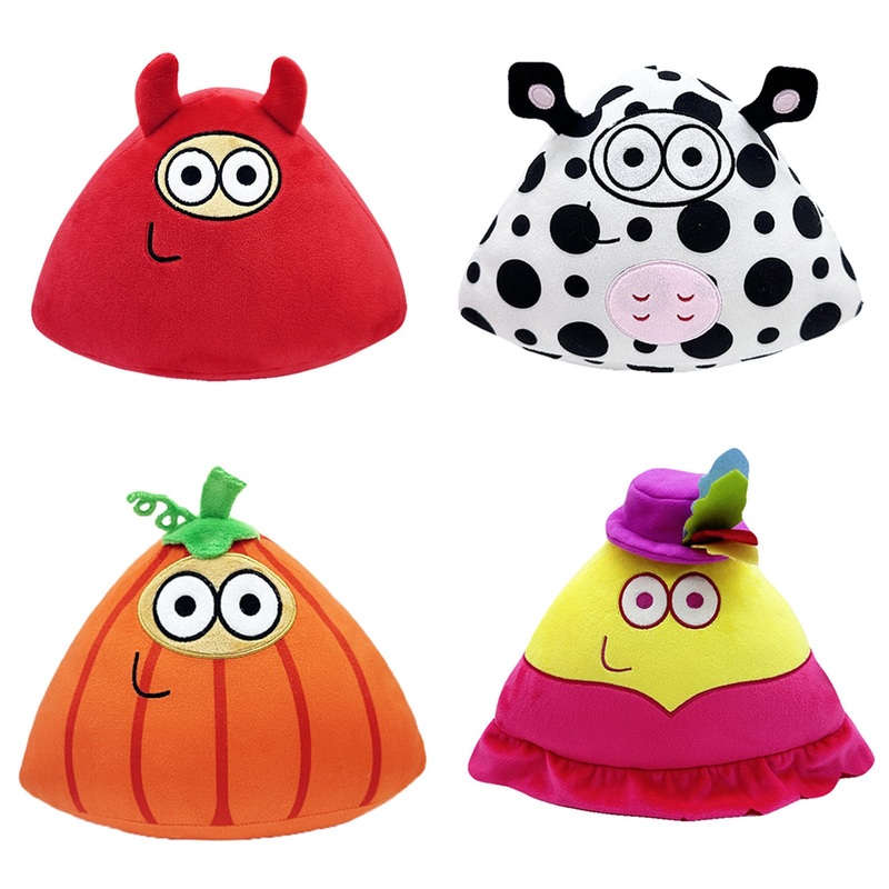 2024 New Alien Stuffed Plush Toy, Kawaii Stuffed Alien Plush Doll For Birthday Gifts (8.6Inch) (4Pcs)