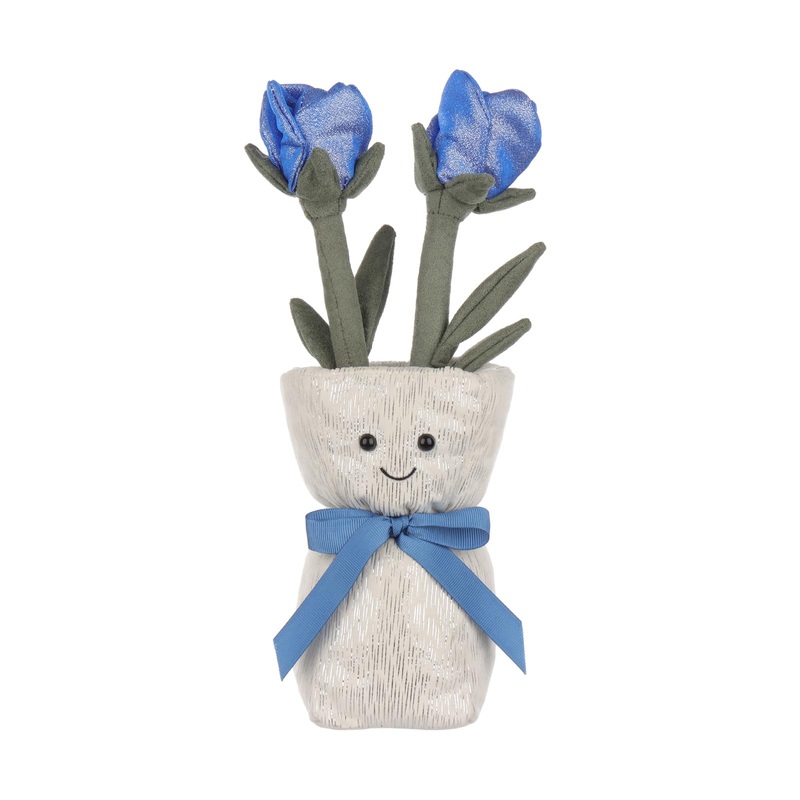 Apricot Lamb Blue Enchantress Vase Plush Stuffed Animals For Kids, Soft Cute Plush Toys For Baby Girl And Boy, Fluffy Blue Encha