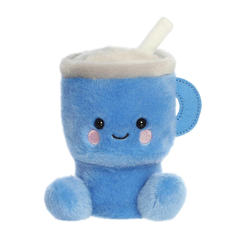 Aurora Adorable Palm Pals Cliff Travel Cup Stuffed Animal - Pocket-Sized Play - Collectable Fun - Blue 5 Inches